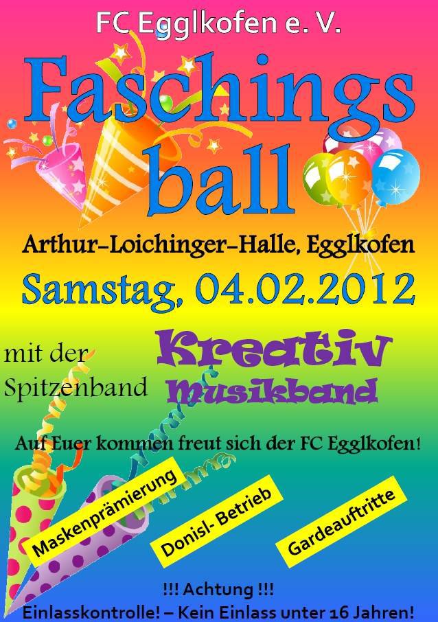 FCE Faschingsball 2012