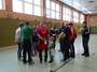 Besprechung mit den Trainern